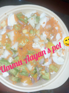 Avocado salad ainihin hoton girkin