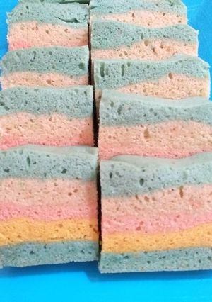 Foto resep Rainbow kukus