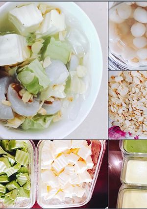 Hình của món Chè khúc bạch.