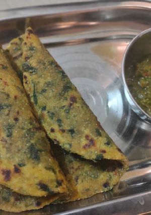 मेथी का चटपटा पराठा (Methi ka chatpata paratha recipe in hindi) रेसिपी मुख्य फोटो