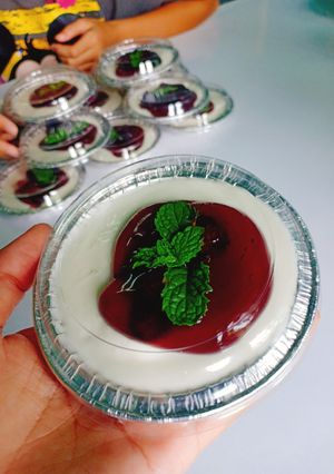 รูปของ บลูเบอร์รี่ชีสพาย 🍇(ไม่อบ) #ขนมหวาน