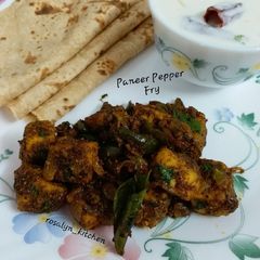 A picture of Paneer Pepper Fry.