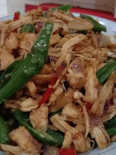 Foto resep Ayam suwir lombok ijo