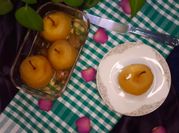 A picture of rose petals apple