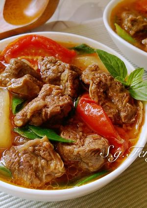蕃茄牛肉湯 的食譜成品照片