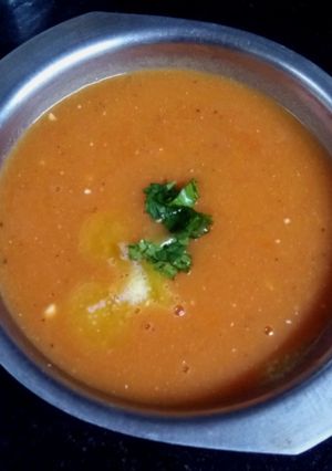 गाजर सूप रेसिपी मुख्य फोटो