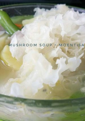 Foto resep Mushroom soup / sop jamur