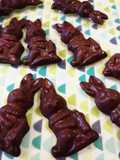 Conejos de chocolate saludables