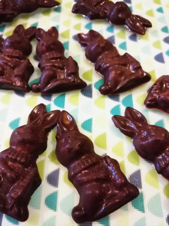 Una foto de Conejos de chocolate saludables