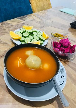 صورة لوصفة كبة برغل وسميد 🤤❤️