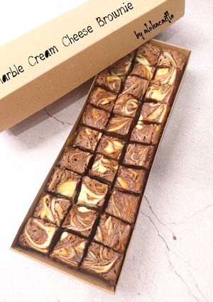 Foto resep Marble Cream Cheese Brownie