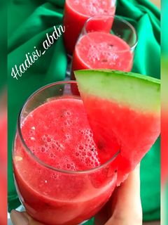 عکسی از دستور 🍉اسموتی هندوانه🍉