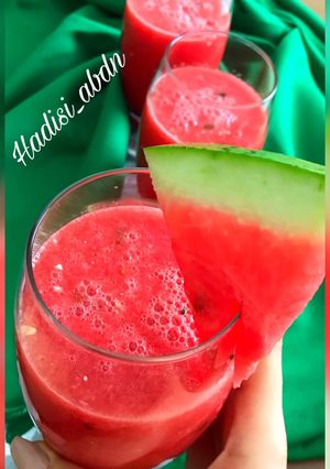 عکسی از دستور 🍉اسموتی هندوانه🍉
