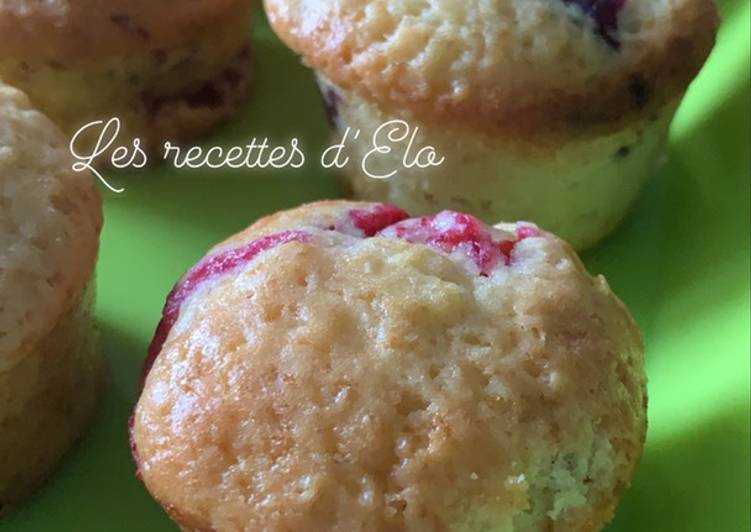 La Recette Pas à Pas Muffin framboise / mûre au cake Factory