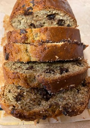 Foto resep Banana Chocolate Chip Bread 🍞