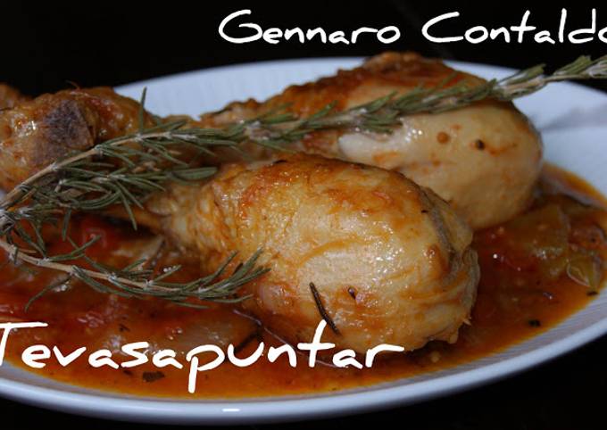 Pollo alla cacciatora - Pollo a la cazadora by Contaldo Receta de Gema la  gaditana- Cookpad