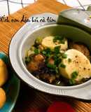 Ếch om đậu hủ cà tím