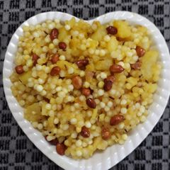 A picture of Sabudana khichdi.