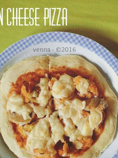 Foto resep Chick 'n Cheese Pizza