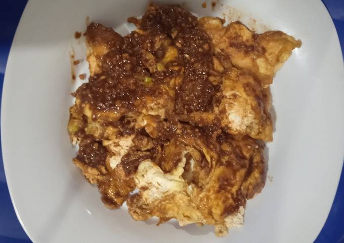 Cara bikin Tahu Telur Bejek Sambal Kecap Cara bikin Tahu Telur Bejek Sambal Kecap
