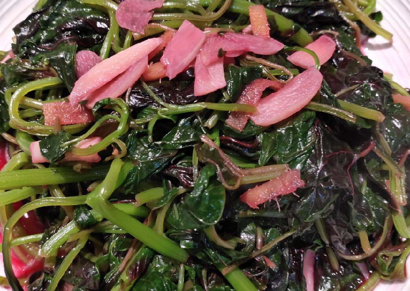Stir fry Red Spinach