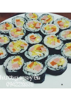 Hình của món Kimbap.