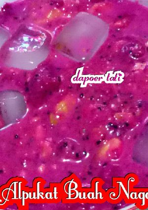 Foto resep ES Alpukat buah naga