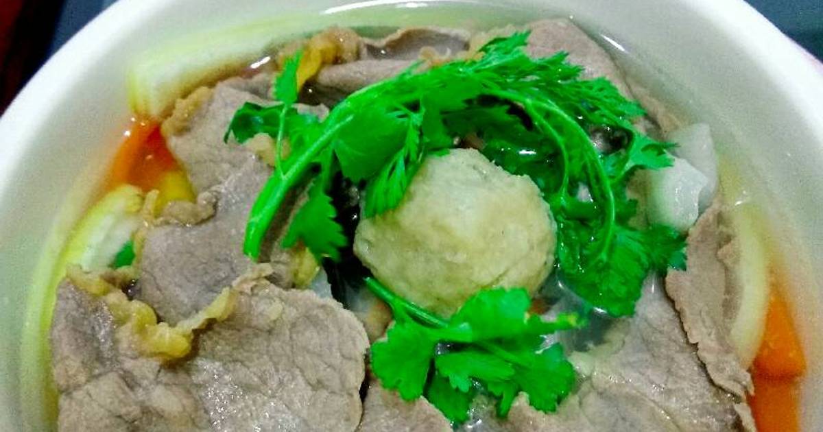 Resep Pho Bo SOP ala Vietnam bahan  seadanya oleh maria 