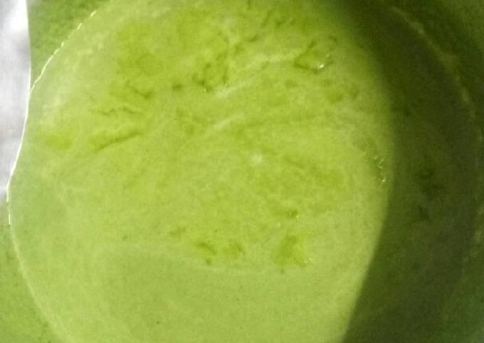 Potato and watercress soup