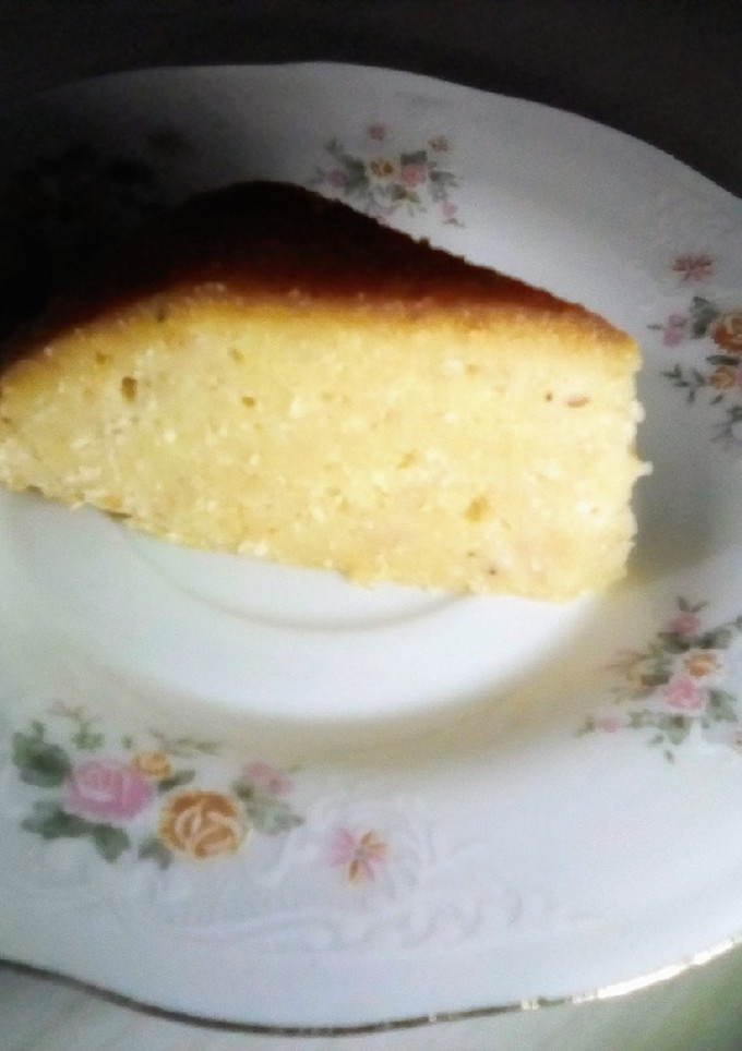 Una foto de Budín de pan con coco 🍞+🥥