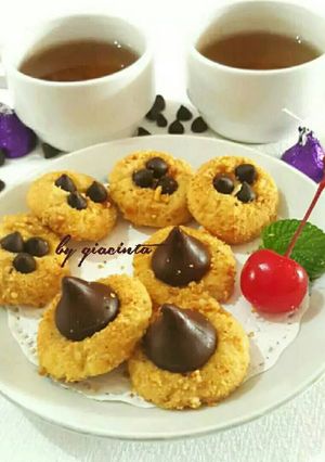 Foto resep Kukis kacang coklat