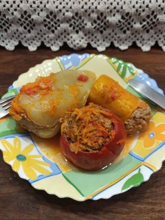 Фото Фаршировані овочі асорті.