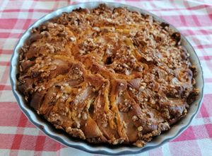 Foto di Torta con corn flakes e pere