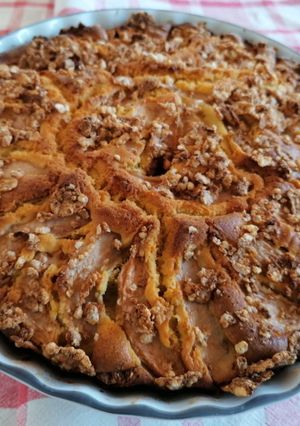Foto di Torta con corn flakes e pere