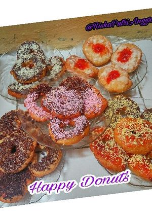 Foto resep Donat Simple aneka toping