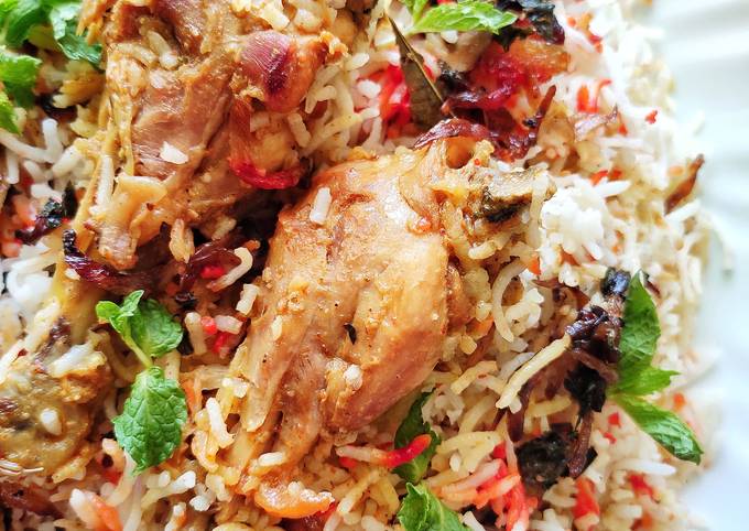 Simple Way to Prepare Any-night-of-the-week Chicken Dum Biryani