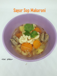 Foto resep Sayur Sop Makaroni
