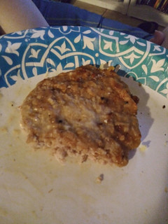 A picture of Baked pork cube steaks.