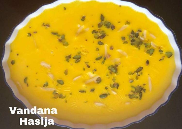 Steps to Make Yummy Mango Mousse
