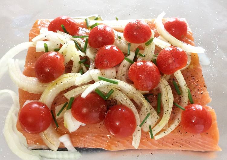 Comment Préparer Les Saumon en papillote