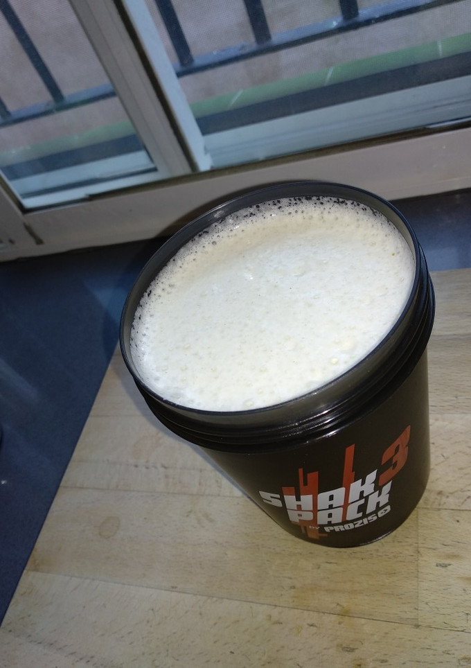 Una foto de Smoothie de manzana y canela