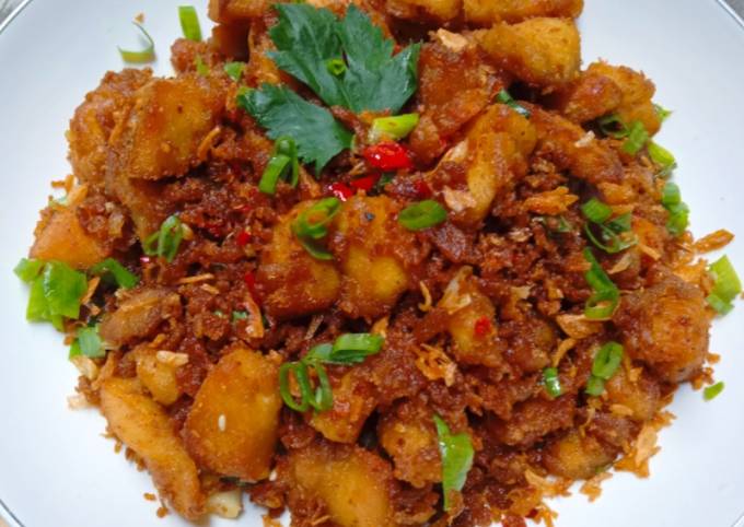 Ayam Popcorn Goreng Bawang Ala Chef Desi