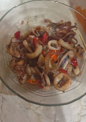 Foto resep Cumi tumis asin