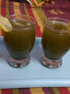 A picture of Cucumber mint Lemonade.