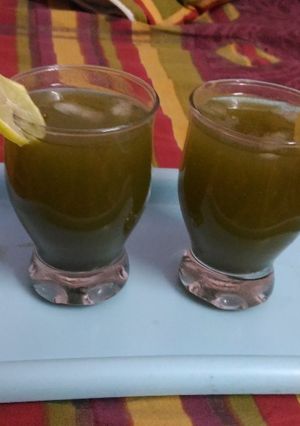 A picture of Cucumber mint Lemonade.