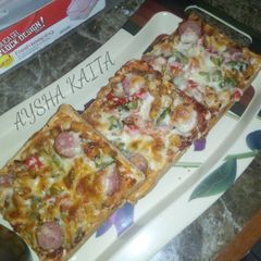 A picture of Bread pizza.