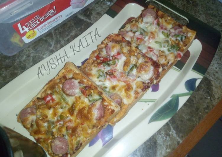 Recipe of Appetizing Bread pizza | So Tasty Food Recipe From My Kitchen