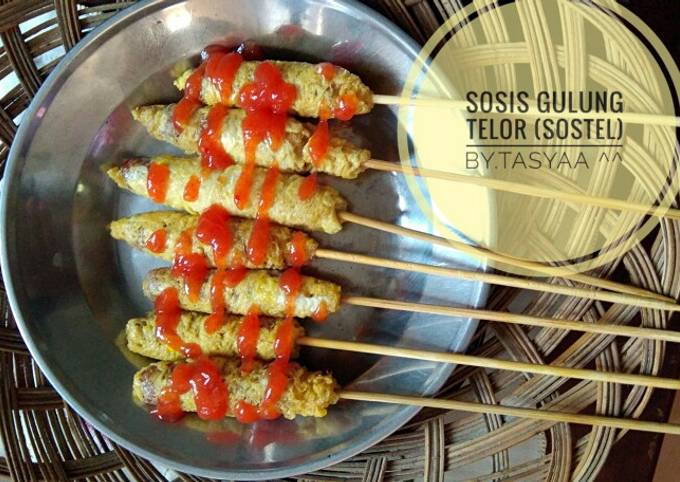 Resep Sosis Gulung Telor Sostel Oleh Tasyaa Cookpad