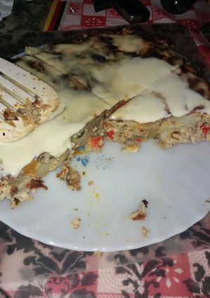 Una foto de Tortilla de verduras hervidas