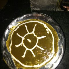 A picture of Corn palak.